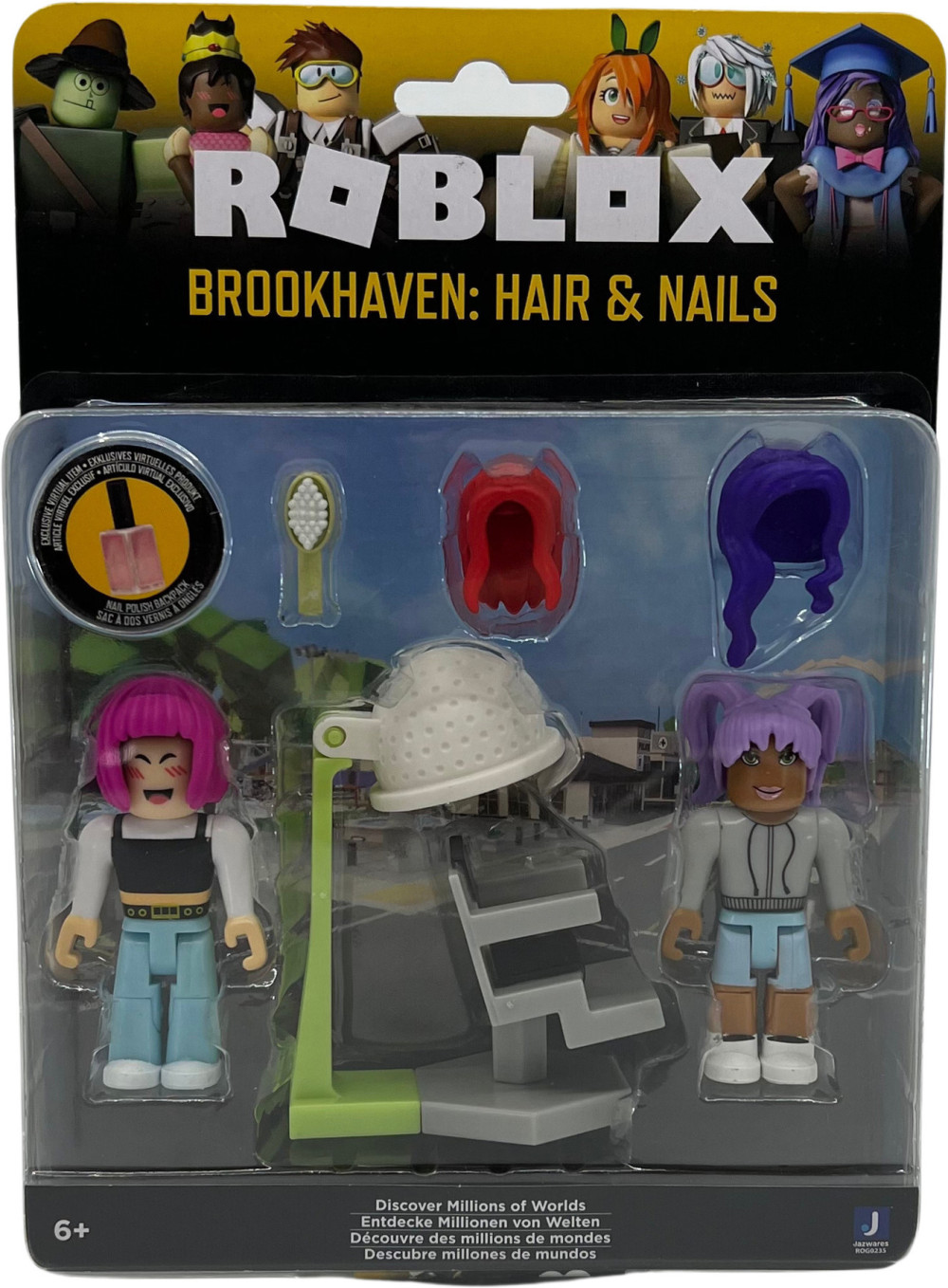 Roblox Dupla Pack Brookhaven Hair And Nails Rbl Kocka