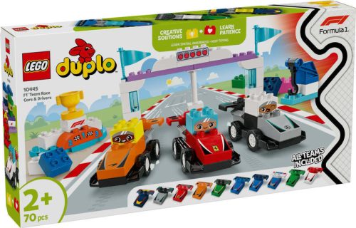 10445 LEGO® DUPLO® F1® versenyautók és pilóták