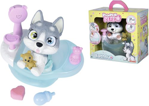 Simba Toys  Pamper Petz-Husky fürdőkádban 105953560