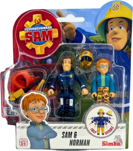 Simba Toys Fireman Sam Sam figura -Sam és Norman 109251043038SN