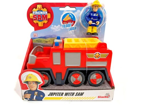 Simba Toys Fireman Sam Sam, Jupiter tűzoltóautó figurával 109252505038