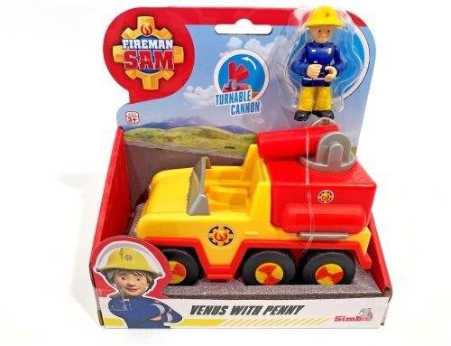 Simba Toys Fireman Sam Sam, a tűzoltó: Első Vénusz tűzoltóautóm, Penny figurával - 16 cm 109252506038