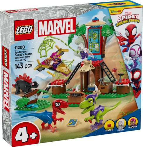 11200 LEGO® Marvel Super Heroes Pókember és Gobby raptorcsatája a lombház főhadiszálláson