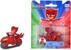 Dickie Toys PJ Mask Pizsihősök Bagoly járgánya figurával 203141013