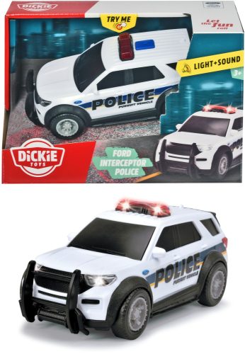 Dickie Toys  Ford Interceptor játék rendőrautó - 15 cm  203712019