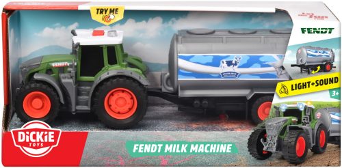 Dickie Toys  Fendt tejszállító traktor - Fény- és hanghatásokkal 203734000