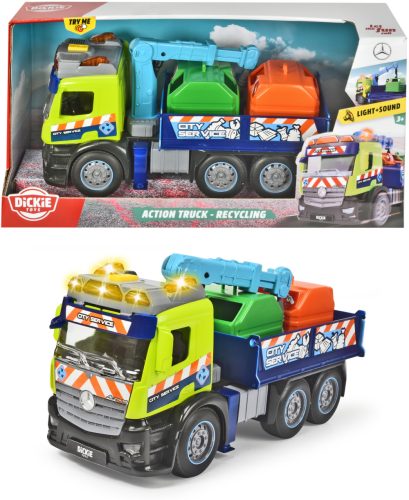 Dickie Toys  Szelektív konténeres hulladékgyűjtő 26cm 203745015