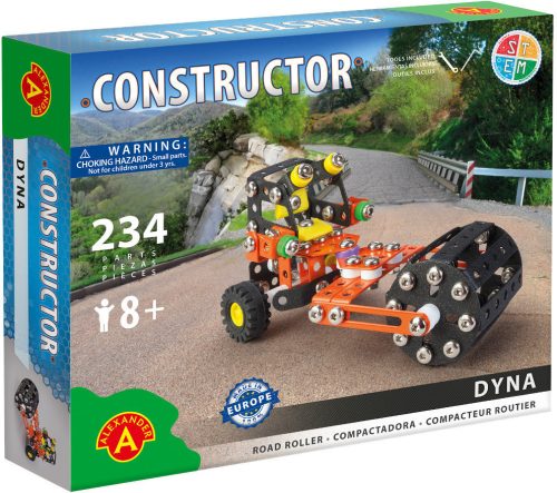 Alexander Toys Constructor Dyna úthenger fém építőjáték 2176A