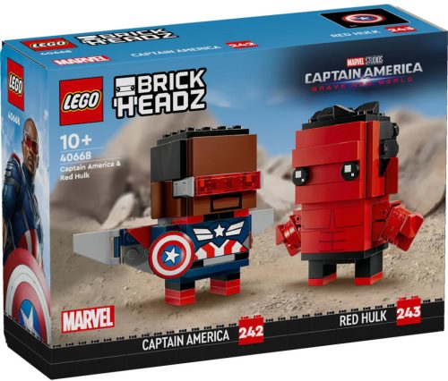 40668 LEGO® Marvel Super Heroes Amerika Kapitány és Vörös Hulk figurák