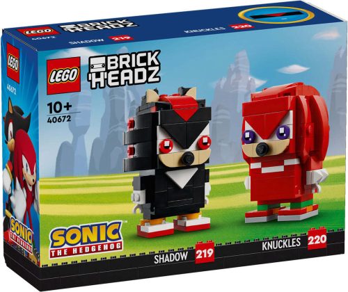 40672 LEGO® Brickheadz Sonic the Hedgehog™: Knuckles és Shadow