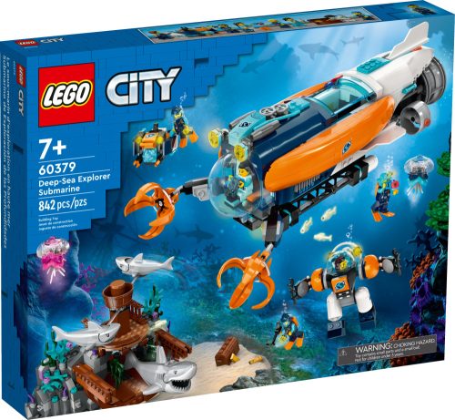 60379 LEGO® City Mélytengeri kutató tengeralattjáró