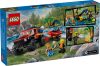 60412 LEGO® City 4x4 Tűzoltóautó mentőcsónakkal