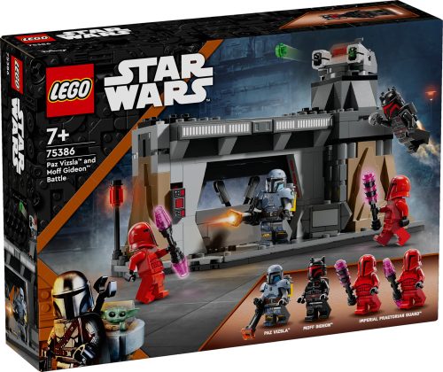 75386 LEGO® Star Wars™ Paz Vizsla™ és Moff Gideon™ csatája