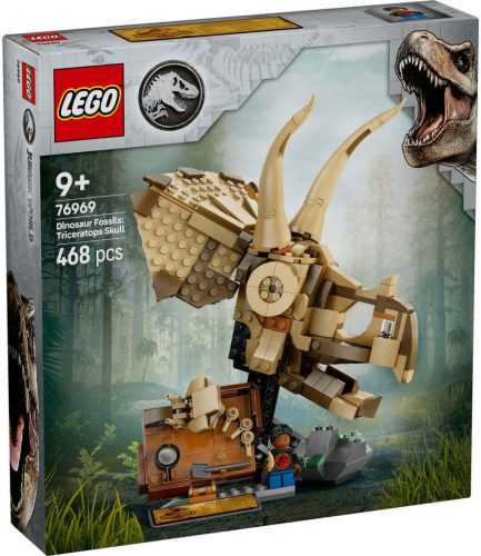 76969 LEGO® Jurassic World™ Dinómaradványok: Triceratops-koponya