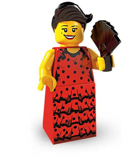 COL06-6 LEGO® Minifigurák 6. sorozat Flamenco táncos