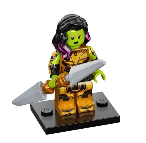 COLMAR-12 LEGO® Minifigurák Marvel Studios Thanos pengéjével felfegyverzett Gamora