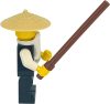 NJO495-1 LEGO® Minifigurák NINJAGO® Wu Mester fekete ruhában