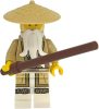 NJO805-1 LEGO® Minifigurák NINJAGO® Wu mester - befont lófarokkal