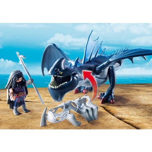 Playmobil Dragons 9248 Drago és Dörgőkarom - Kockaváros